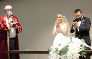 Heyecanlı çiftin en özel günü