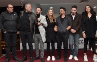 "Kırk Yalan" oyuncuları Eskişehir'de